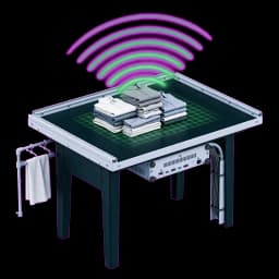 Integrated RFID Table